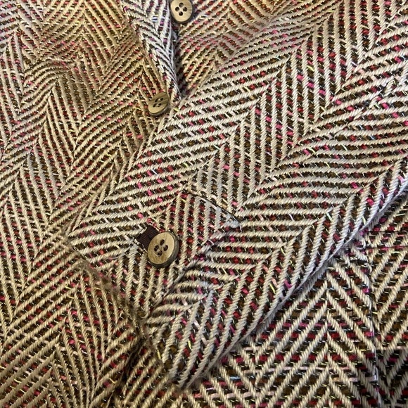 Vintage Sigrid Olsen Tweed Blazer Button Down Jacket Women’s Size 8 - Picture 7 of 12